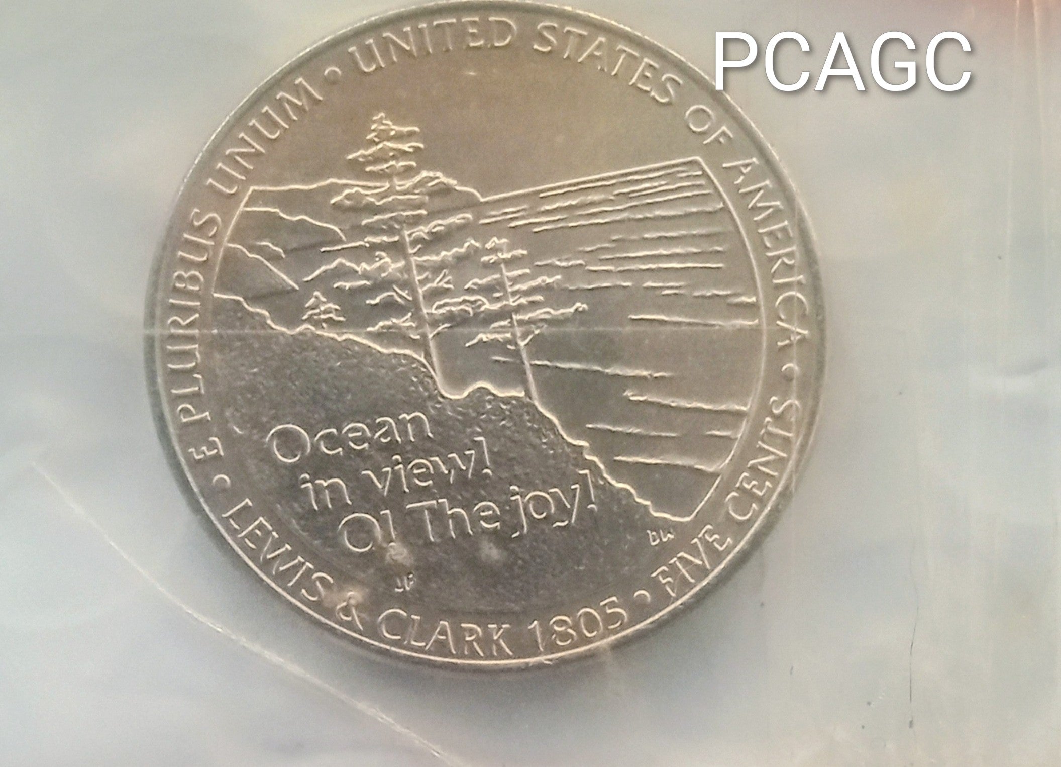 2005 Jefferson Nickel Ocean In View O The Joy Tonning