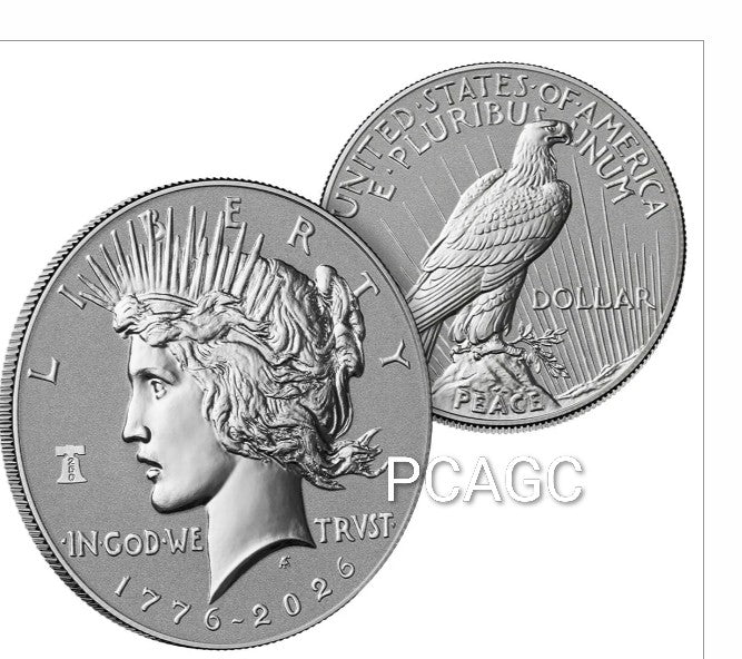 2026 Peace Silver Reverse Proof Dollar Coin